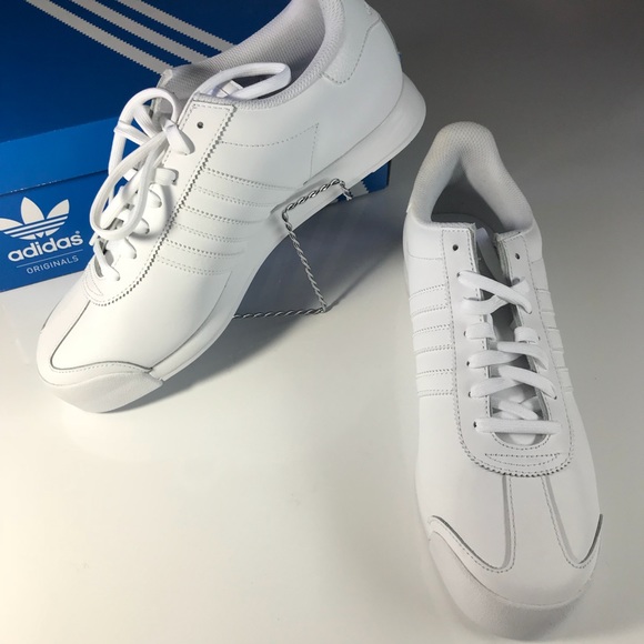 all white classic adidas